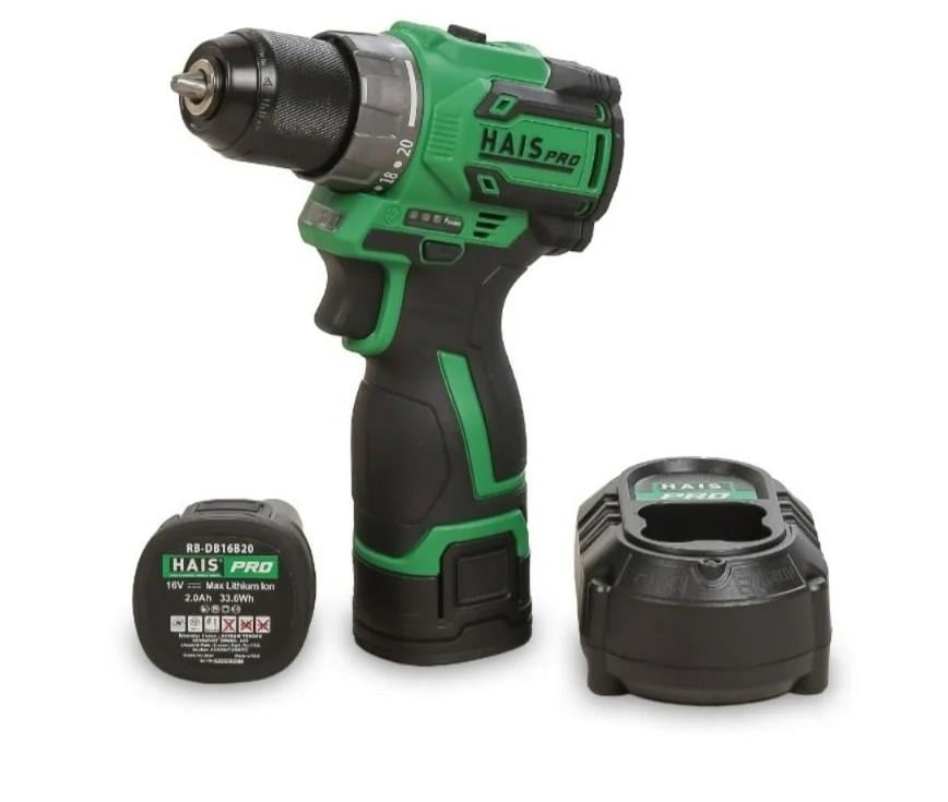 Haispro RB-DB16 Darbesiz Vidalama Matkap 16V -2,0 Ah