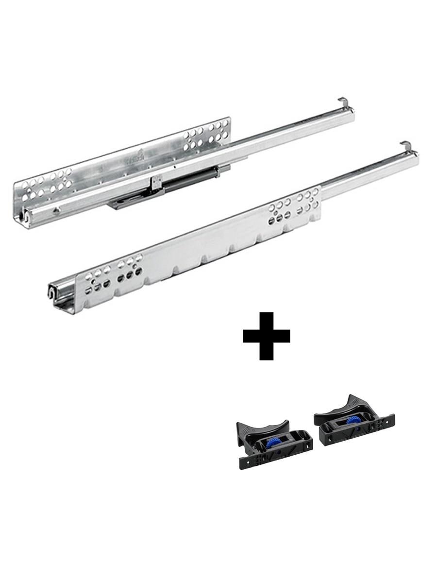 Hettich Quadro Frenli Mandallı Mobilya Çekmece Rayı