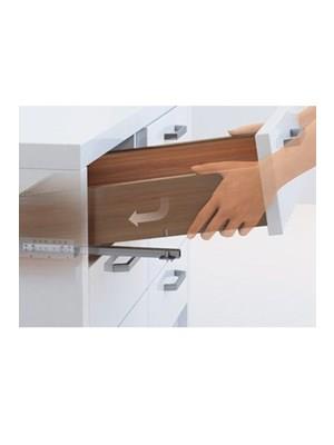 Hettich Quadro Frenli Mandallı Mobilya Çekmece Rayı