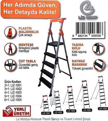 Liz Çift Yönlü Profil Metal Merdiven