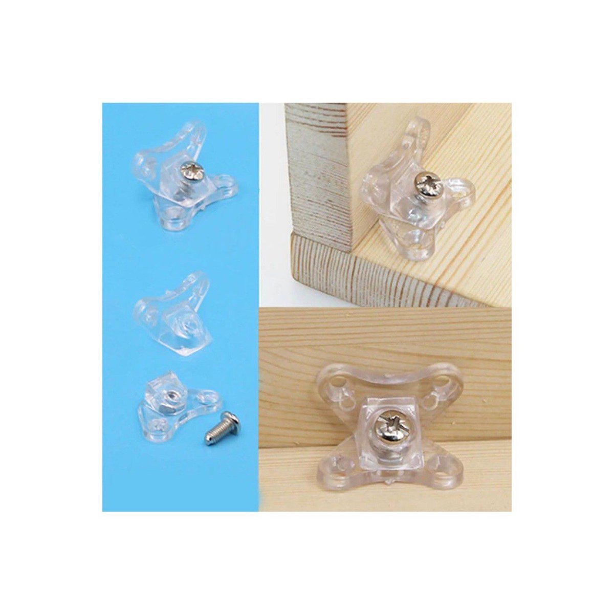 Metali 2000 Mini Plastik Dereceli Şeffaf Dolap Çektirme