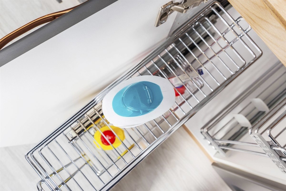 Oscar M3131-34-38 Blum Tek Açılımlı Tandem Yandan Raylı Deterjanlık