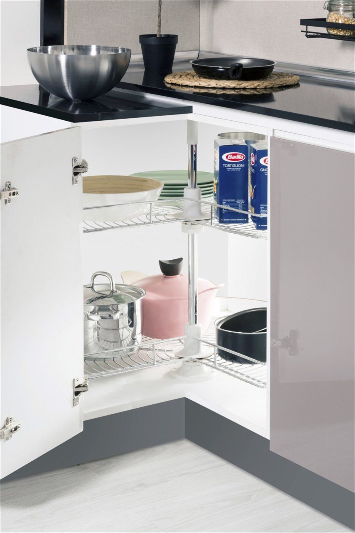 Oscar M4011 3/4 Döner Sepet Krom Çap 74mm*680mm Modül 320+320mm