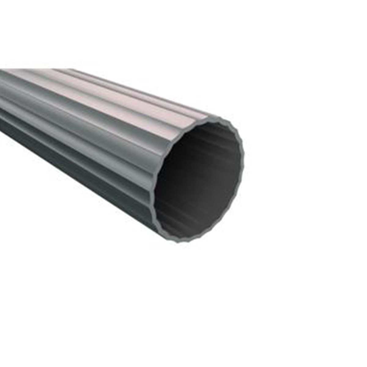 Sersan 1017-F Mat Aluminyum Çizgili 3mt Yuvarlak Askı Borusu 