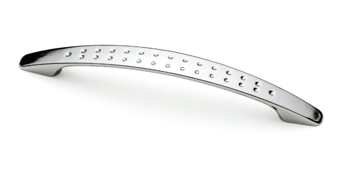 Sersan Dar Noktalı 96mm Aluminyum Krom Mobilya Kulp