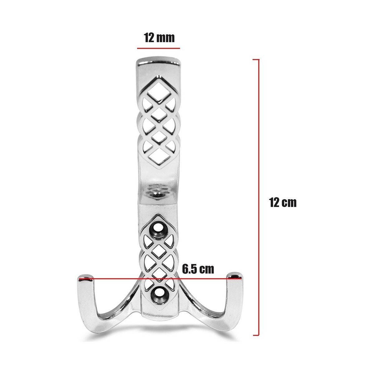 Egesel Kristal Krom Portmanto Askı