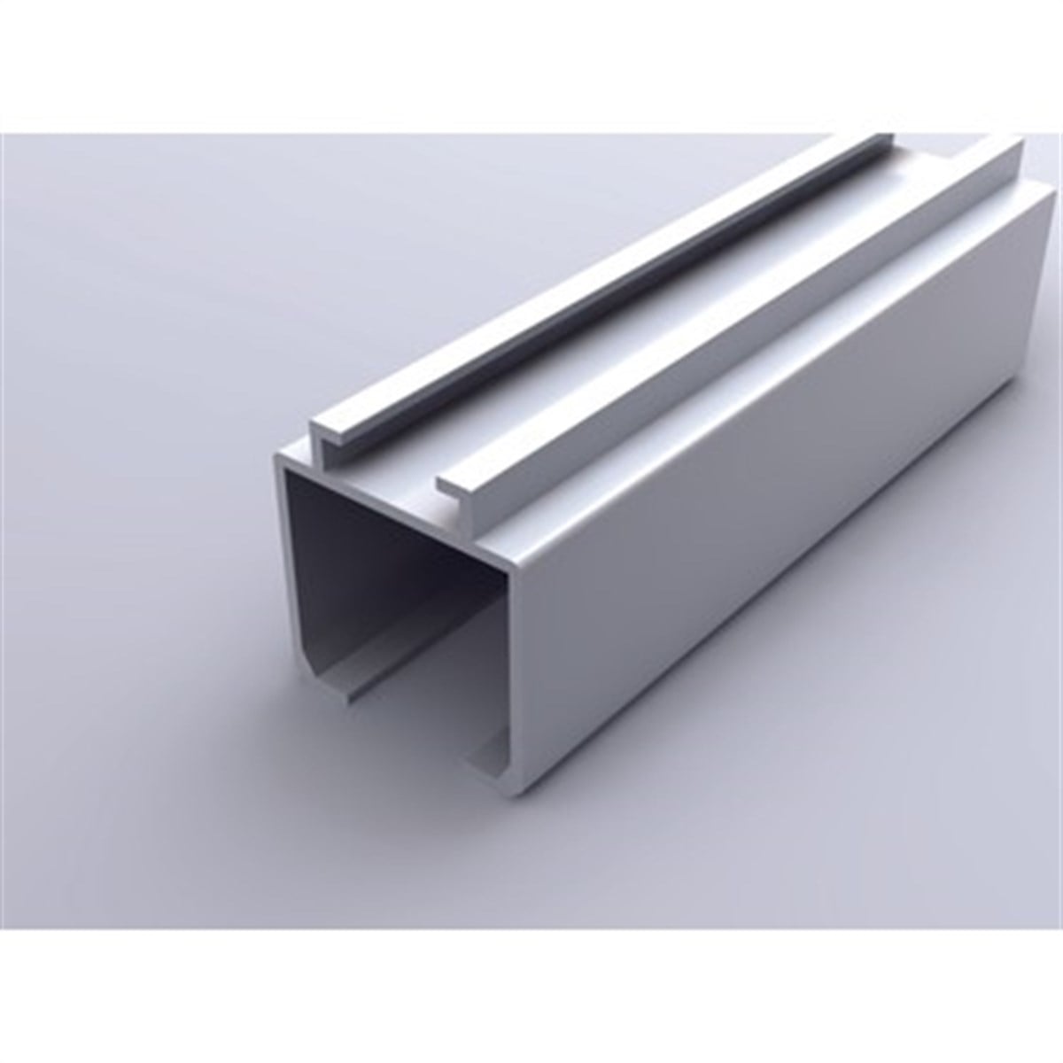 Sersan MD-1074-A Aluminyum Eloksal Parlak Sürgü Kapı Rayı