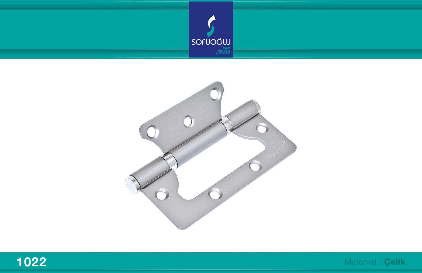 Sofuoğlu Çelik 10cm BoyaSiyah Yönsüz Kelebek Kapı Menteşesi