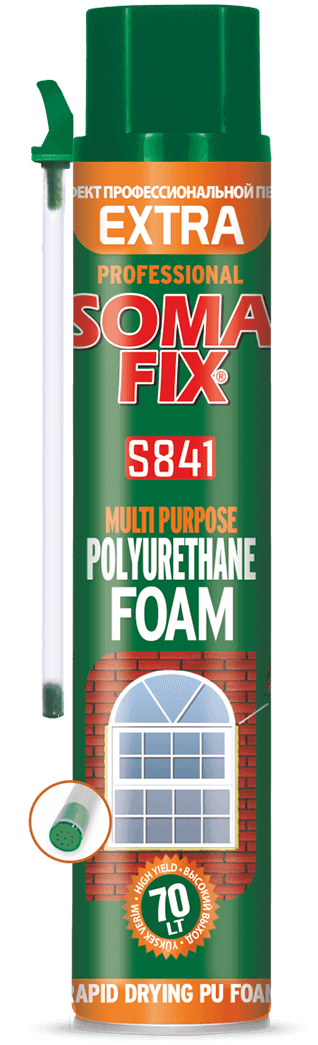 Somafix Pipetli Poliüretan Köpük 750ml 850gr
