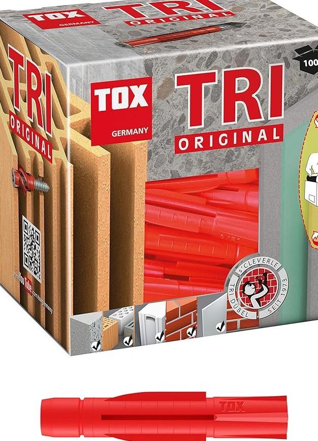 Tox Ahtapot Dübel Kırmızı Q10/61 50Ad.