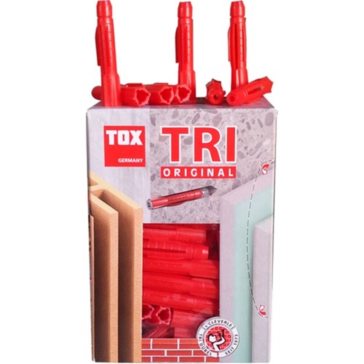 Tox Ahtapot Dübel Kırmızı Q8*10mm 100Ad.