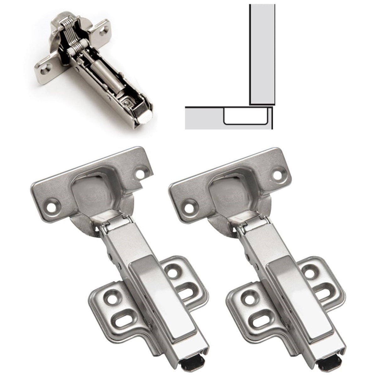 Ventus Frenli Mobilya Kapak Menteşesi