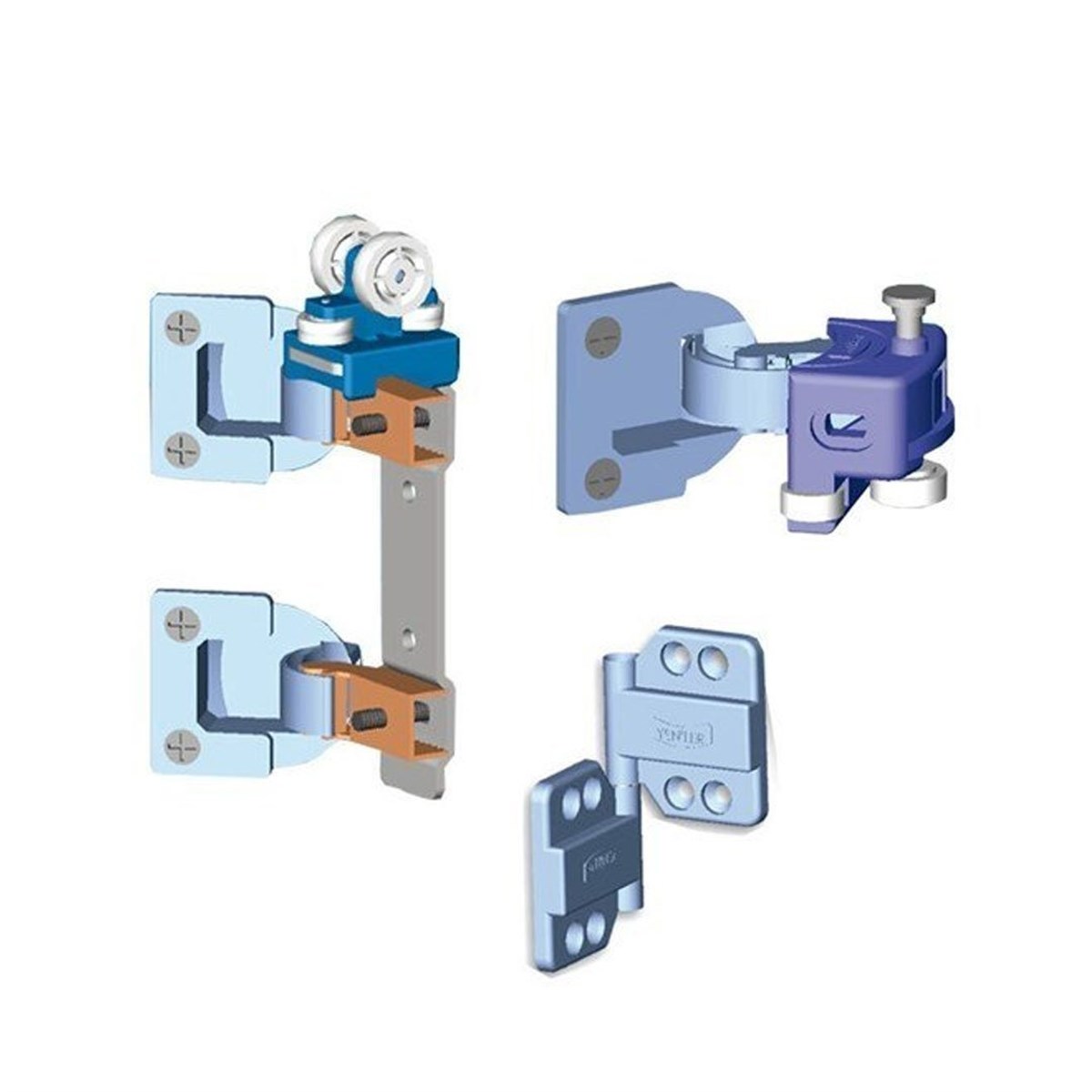 Yeniler 025-1C Çift Menteşeli Katlanır Kapak Mekanizması