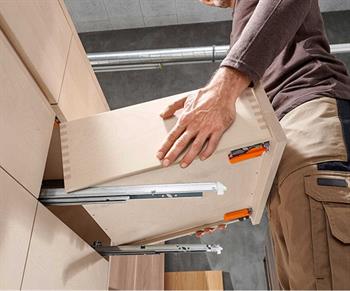 Blum Tandem Frenli Mobilya Çekmece Rayı