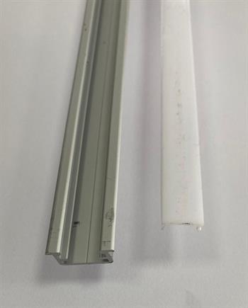 Can 11107 Alüminyum Tırnaklı Gömme Led Kanal Profili L=3000 mm Mat Eloksal