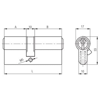 Kale 164 GNC Standart Çelik Pimli Barel