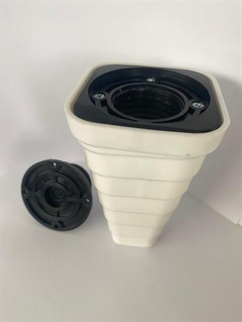 Liz 14cm Kare Plastik Mobilya Ayak 