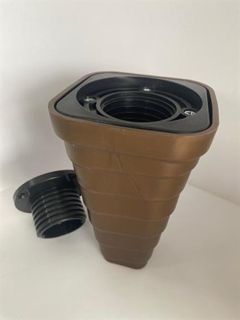 Liz 14cm Kare Plastik Mobilya Ayak 