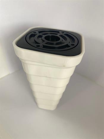 Liz 14cm Kare Plastik Mobilya Ayak 