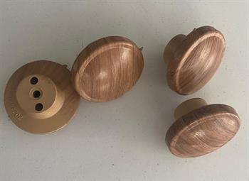 Liz Bohem Düğme Kulp Büyük Dış Büküm Kaplamalı