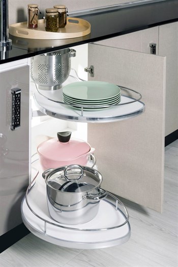 Oscar M5002-3 Ahşap Tabanlı Döner Kör Köşe Fasülye Mekanizma 450mm