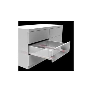 Samet Smartslide Frenli Mandallı Mobilya Çekmece Rayı