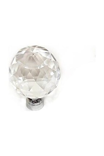 Egesel 30mm Kristal Küre Düğme Mobilya Kulp