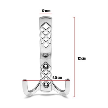Egesel Kristal Krom Portmanto Askı