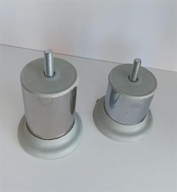 Sersan M8 Plastik Bingolu Vidalı Metal Krom Ayak