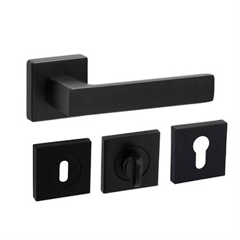 Dooraks 2106 Zigana Kare Rozetli Aluminyum Kapıkolu 