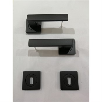 Dooraks 2106 Zigana Kare Rozetli Aluminyum Kapıkolu 