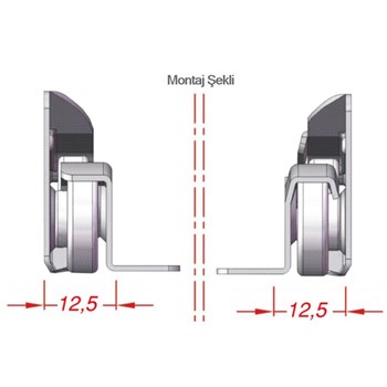 Yeniler Klasik Beyaz Mobilya Çekmece Rayı