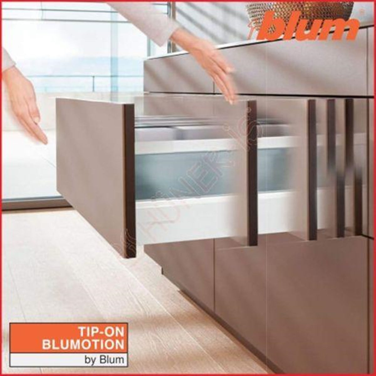 Blum Bas-aç Blumatıon Tandem Frenli Mobilya Çekmece Rayı