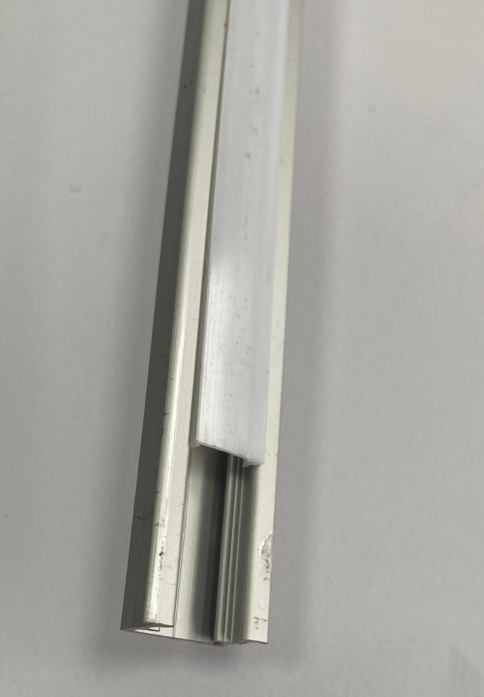 Can 11107 Alüminyum Tırnaklı Gömme Led Kanal Profili L=3000 mm Mat Eloksal