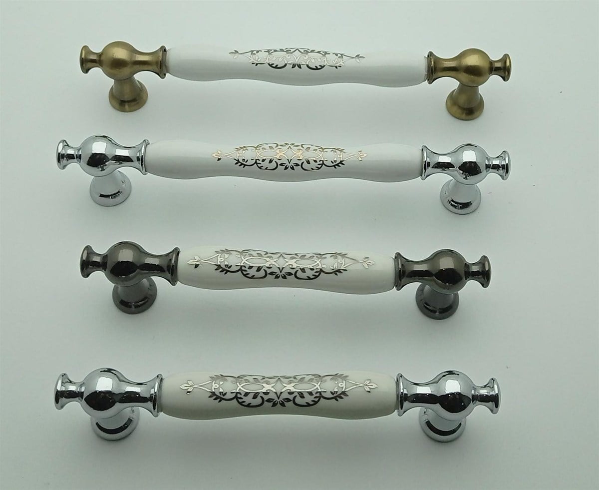 Erkul 2412-244 Aruh Porselen Zamak Mobilya Kulp