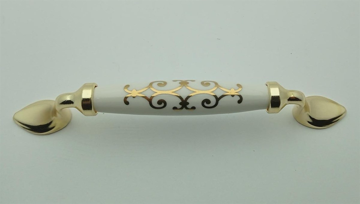 Erkul 2416-212 Abalı Porselen Zamak Mobilya Kulp