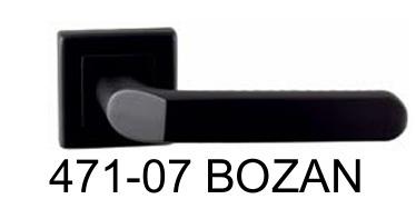 Erkul 471-07 Bozan Kare Rozetli Alüminyum Kapıkolu 