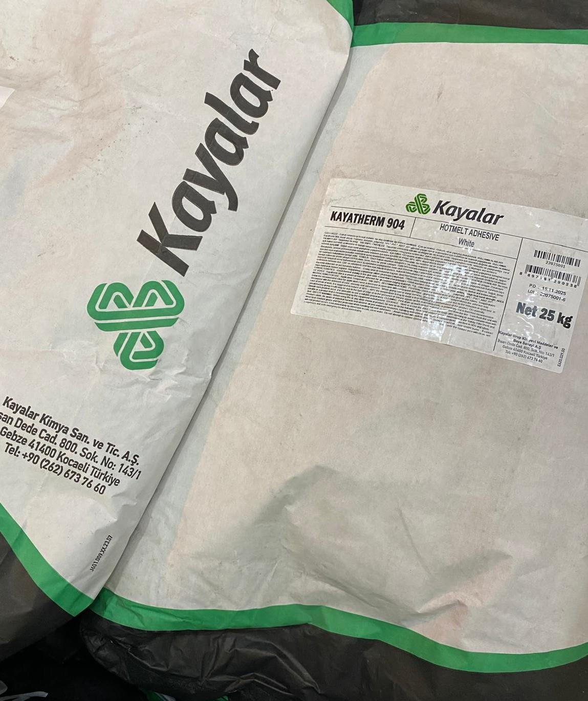 Kayatherm 904 Eva Düz Kenar Beyaz Hotmelt Pvc Boncuk Tutkalı ( 1 KG )