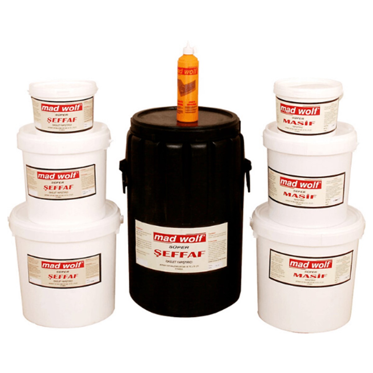 Madwolf Şeffaf İskelet Tutkalı Mobilya Ahşap Yapıştırıcı