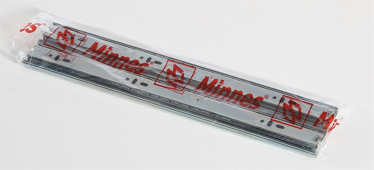 Minnes Teleskopik Bilyalı Mobilya Çekmece Rayı