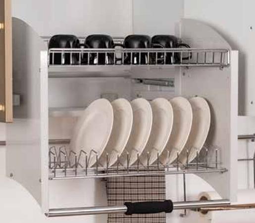 Oscar M7050-7 Asansörlü Tabaklık ve Bardaklık