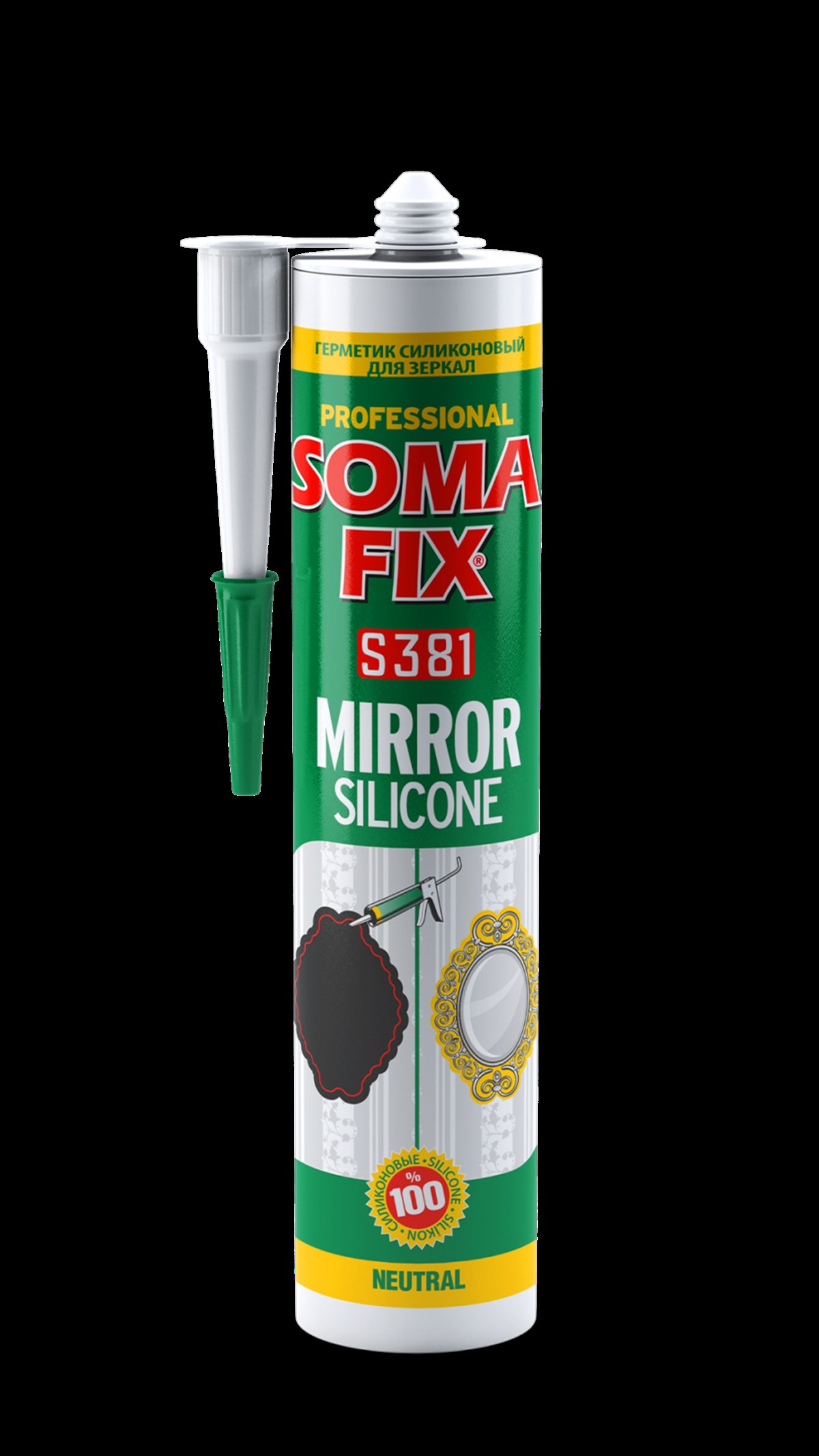 Somafix Şeffaf Ayna Silikonu 280ml