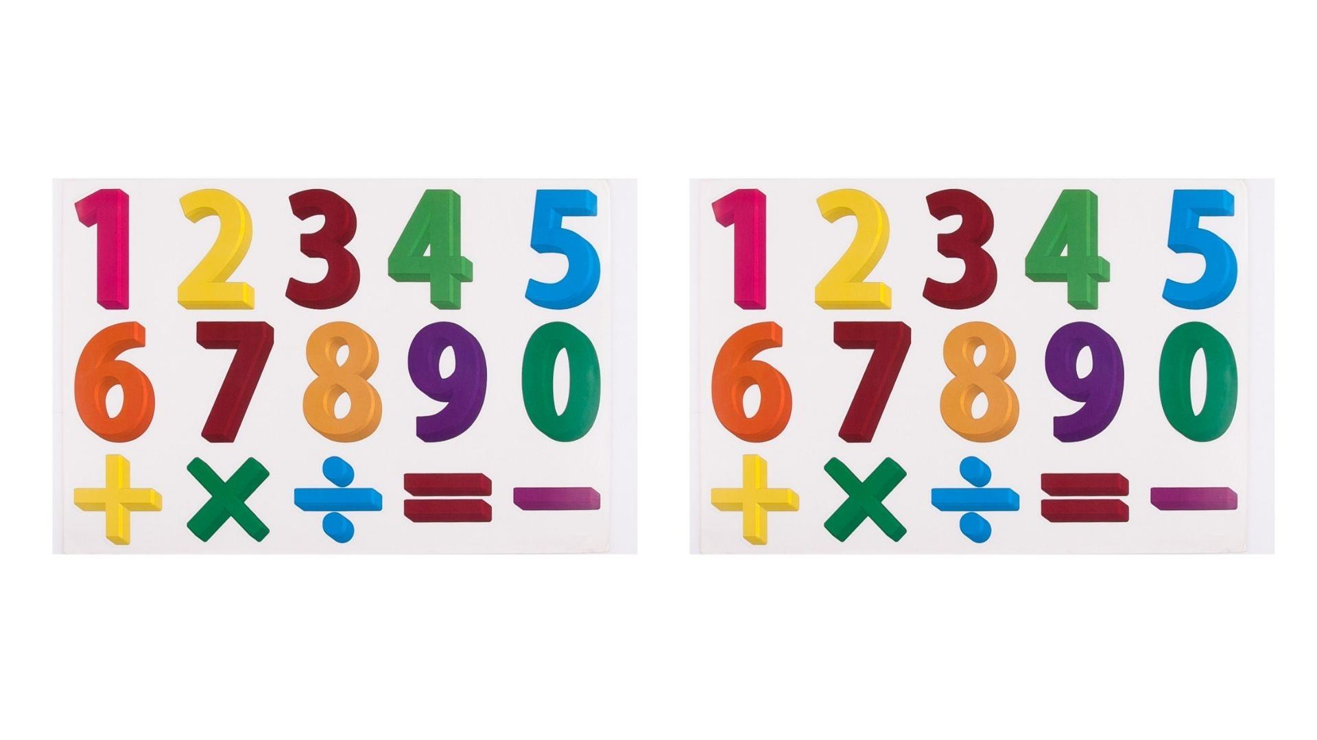 2 Adet Defter Sticker,Laptop Sticker Rakamlı Desen Pvc 48X33X0,5Cm