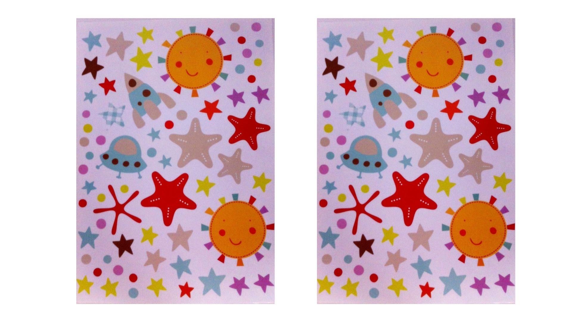 2 Adet Defter Sticker,Laptop Sticker  Uzaylı Desenli Pvc 70X50X0,5Cm