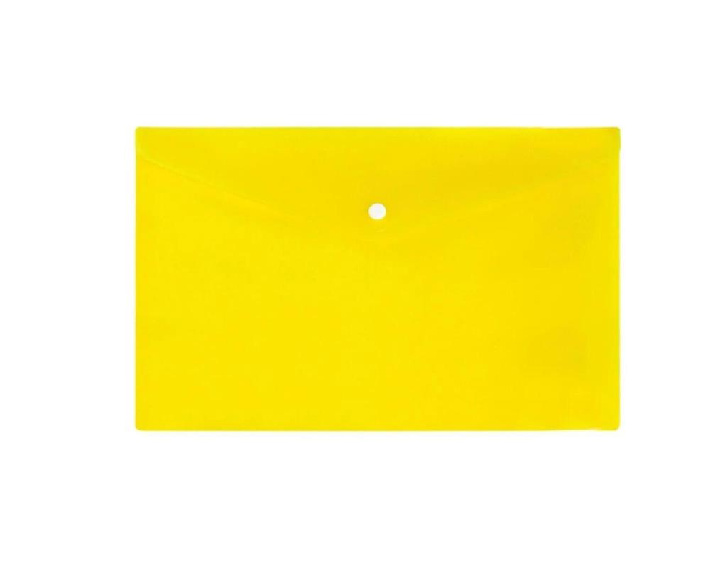 A4 Çıtçıtlı Dosya Sarı 4 Adet Pvc 31x24cm