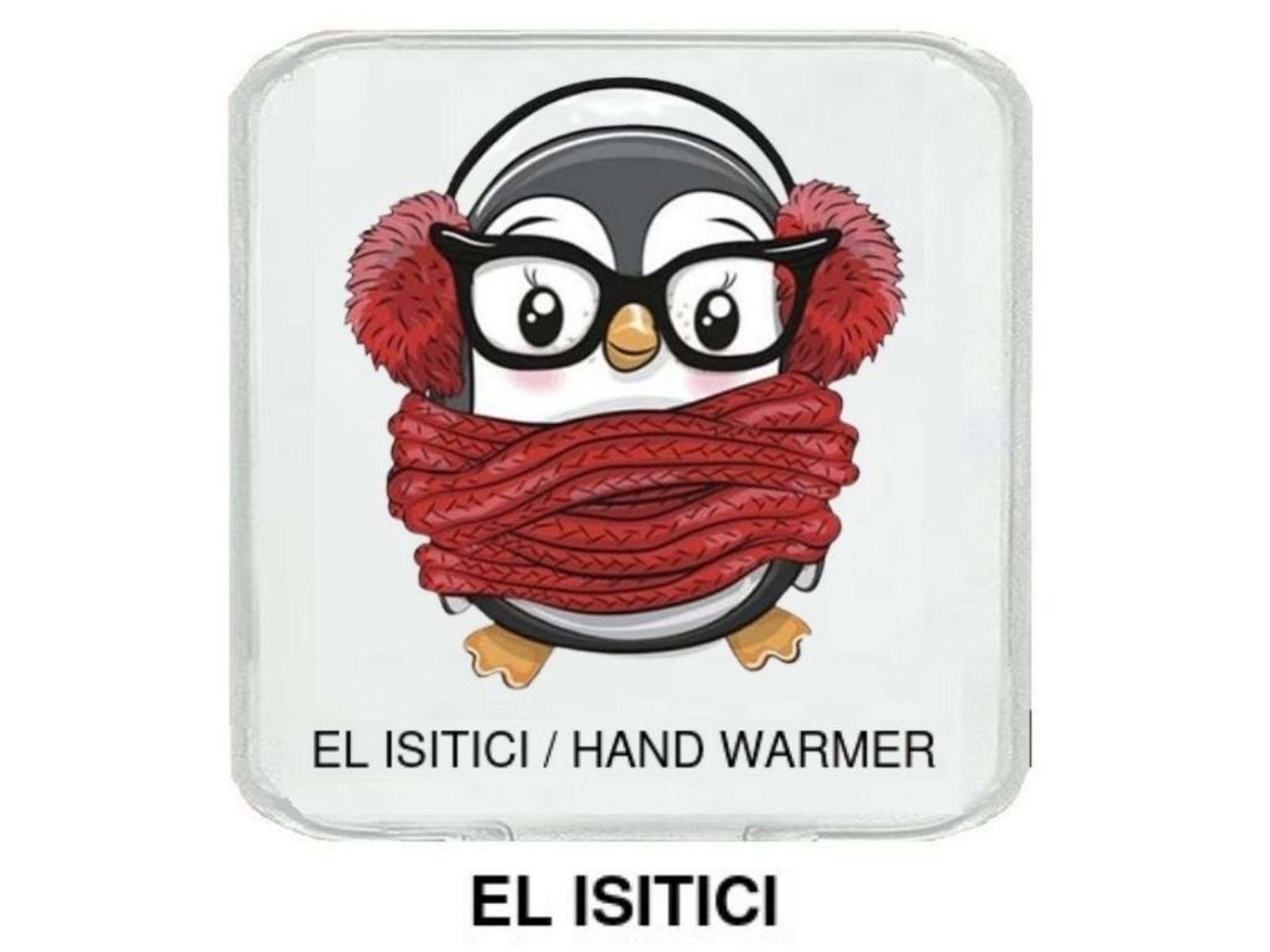 Atkılı Penguen Cep Sobası,El Isıtıcı,Sıcak Su Torbası Pvc  10X9,5Cm