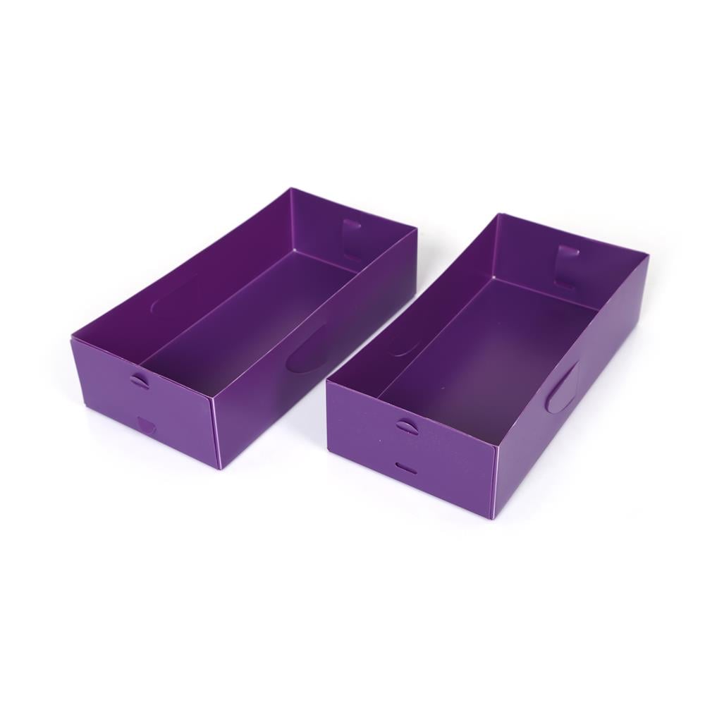 Çekmece İçi Düzenleyici 2 Adet Kutu Mor 30x15x7cm