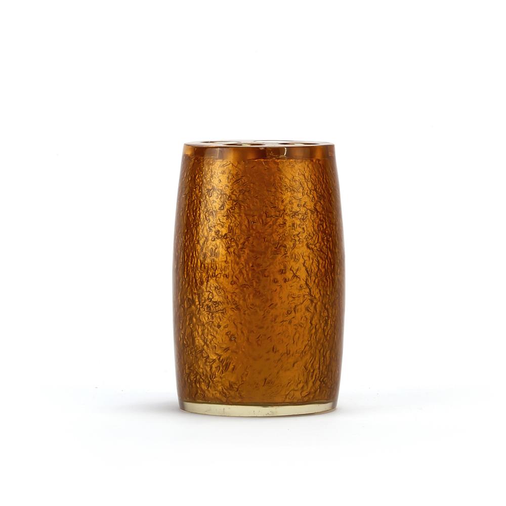 Diş Fırçalık Altın Renkli Poliresin 5x5x7cm