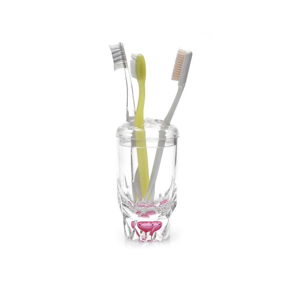 Diş Fırçalık Kristal Damlalı 7x7x14cm