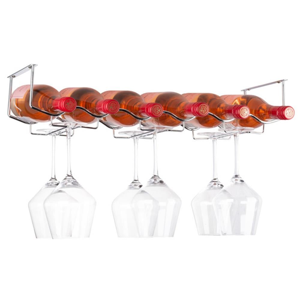 Dolap Altı Şaraplık Ve Bardaklık 54x11x18cm